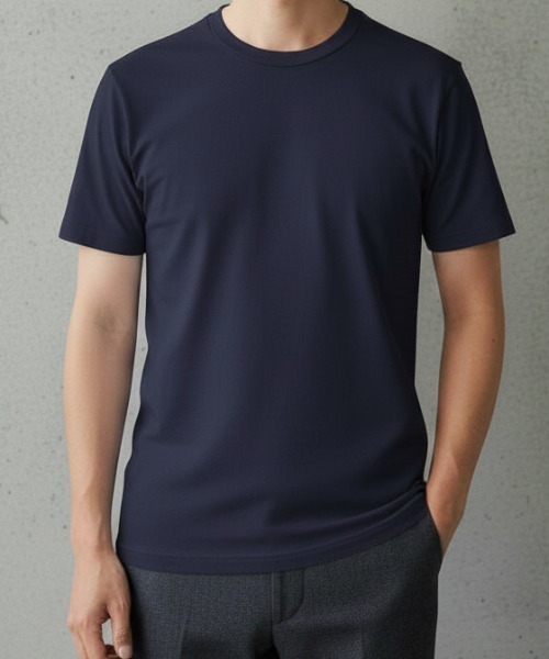 LIFEMAX(ライフマックス)の「【LIFEMAX/ライフマックス】4.3オンスドライTシャツ(ポリジン加工)/【抗菌防臭 ドライ UVカット】18色展開 半袖Tシャツ ポリエステル100% ハニカムメッシュ 速乾 銀イオン ユニセックス 無地(Tシャツ/カットソー・メンズ・チャコールグレー/レッド/ホワイト/ロイヤルブルー/バーガンディー/グリーン系その他/インディゴブルー/ライトパープル/パープル/ネイビー/イエロー系その他/ピンク系その他/カーキ/ブラック/サックスブルー/オレンジ系その他/イエロー系その他2/ターコイズブルー・LARGE/MEDIUM/SMALL/150/130/XXXX-LARGE/XXX-LARGE/XX-LARGE/X-LARGE/X-SMALL)」の10枚目の写真