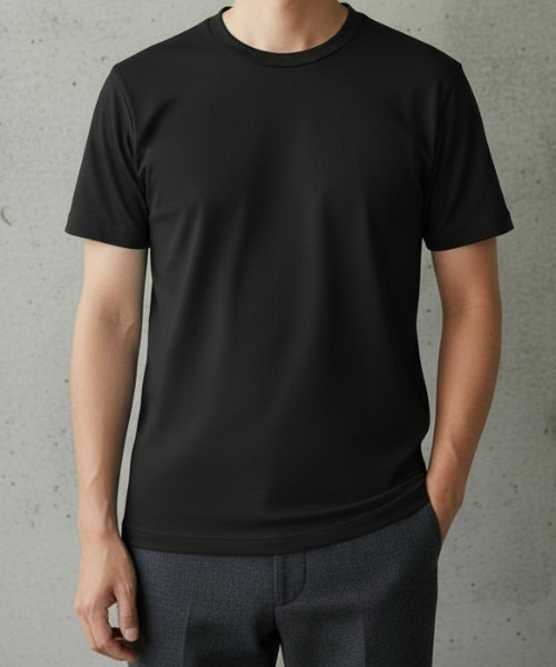 LIFEMAX(ライフマックス)の「【LIFEMAX/ライフマックス】4.3オンスドライTシャツ(ポリジン加工)/【抗菌防臭 ドライ UVカット】18色展開 半袖Tシャツ ポリエステル100% ハニカムメッシュ 速乾 銀イオン ユニセックス 無地(Tシャツ/カットソー・メンズ・チャコールグレー/レッド/ホワイト/ロイヤルブルー/バーガンディー/グリーン系その他/インディゴブルー/ライトパープル/パープル/ネイビー/イエロー系その他/ピンク系その他/カーキ/ブラック/サックスブルー/オレンジ系その他/イエロー系その他2/ターコイズブルー・LARGE/MEDIUM/SMALL/150/130/XXXX-LARGE/XXX-LARGE/XX-LARGE/X-LARGE/X-SMALL)」の3枚目の写真