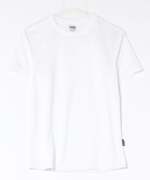 LIFEMAX(ライフマックス)の「【LIFEMAX/ライフマックス】4.3オンスドライTシャツ(ポリジン加工)/【抗菌防臭 ドライ UVカット】18色展開 半袖Tシャツ ポリエステル100% ハニカムメッシュ 速乾 銀イオン ユニセックス 無地(Tシャツ/カットソー・メンズ・チャコールグレー/レッド/ホワイト/ロイヤルブルー/バーガンディー/グリーン系その他/インディゴブルー/ライトパープル/パープル/ネイビー/イエロー系その他/ピンク系その他/カーキ/ブラック/サックスブルー/オレンジ系その他/イエロー系その他2/ターコイズブルー・LARGE/MEDIUM/SMALL/150/130/XXXX-LARGE/XXX-LARGE/XX-LARGE/X-LARGE/X-SMALL)」の20枚目の写真