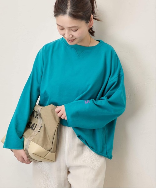 RIDING HIGH（ライディングハイ）の「《追加2》別注【RIDING HIGH/ライディングハイ】7.5ozインレーカットオフTEE（Tシャツ/カットソー・レディース・ベージュ/グリーン/レッド/ホワイト/ブラック・FREE）」の4枚目の写真