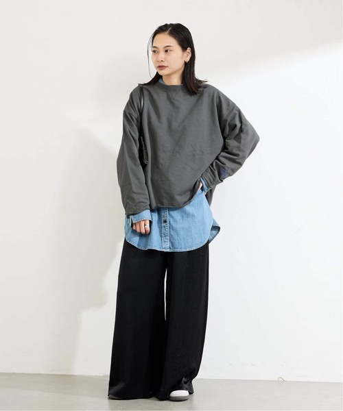 RIDING HIGH（ライディングハイ）の「《追加2》別注【RIDING HIGH/ライディングハイ】7.5ozインレーカットオフTEE（Tシャツ/カットソー・レディース・ベージュ/グリーン/レッド/ホワイト/ブラック・FREE）」の8枚目の写真