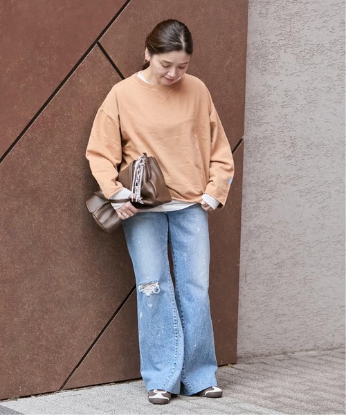 RIDING HIGH（ライディングハイ）の「《追加2》別注【RIDING HIGH/ライディングハイ】7.5ozインレーカットオフTEE（Tシャツ/カットソー・レディース・ベージュ/グリーン/レッド/ホワイト/ブラック・FREE）」の10枚目の写真