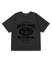 PD タイガーワークス 半袖Tシャツ チャコール