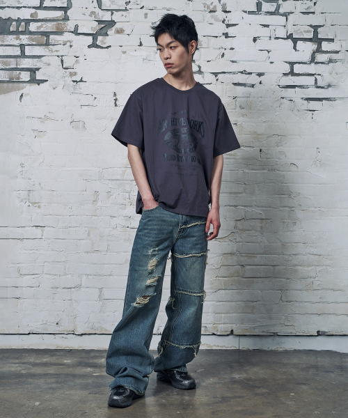 PEID(ペイド)の「PD タイガーワークス 半袖Tシャツ チャコール(Tシャツ/カットソー・レディース・チャコール・2/3/4/5/6/1)」の4枚目の写真