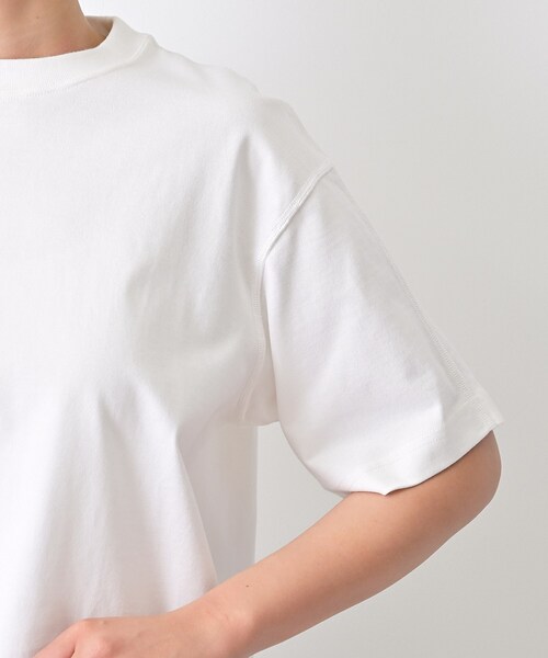 Dessin(デッサン)の「【日本製】和歌山ローズペトールTシャツ(Tシャツ/カットソー・レディース・ホワイト/ネイビー・01/02/03)」の15枚目の写真