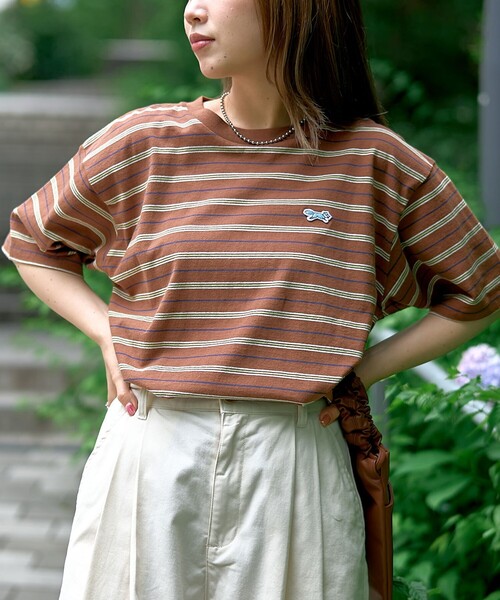 coen(コーエン)の「【Penneys(ぺニーズ)別注】 ベーシックアソート半袖T(Tシャツ/カットソー・レディース・ナチュラル/オフホワイト/ライム/その他2/その他1/ダークグレー・L/M)」の1枚目の写真