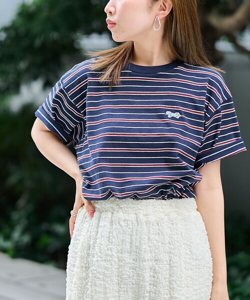 coen(コーエン)の「【Penneys(ぺニーズ)別注】 ベーシックアソート半袖T(Tシャツ/カットソー・レディース・ナチュラル/オフホワイト/ライム/その他2/その他1/ダークグレー・L/M)」の6枚目の写真