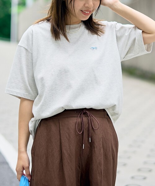 coen(コーエン)の「【Penneys(ぺニーズ)別注】 ベーシックアソート半袖T(Tシャツ/カットソー・レディース・ナチュラル/オフホワイト/ライム/その他2/その他1/ダークグレー・L/M)」の4枚目の写真