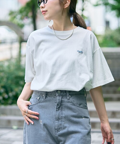 coen(コーエン)の「【Penneys(ぺニーズ)別注】 ベーシックアソート半袖T(Tシャツ/カットソー・レディース・ナチュラル/オフホワイト/ライム/その他2/その他1/ダークグレー・L/M)」の2枚目の写真