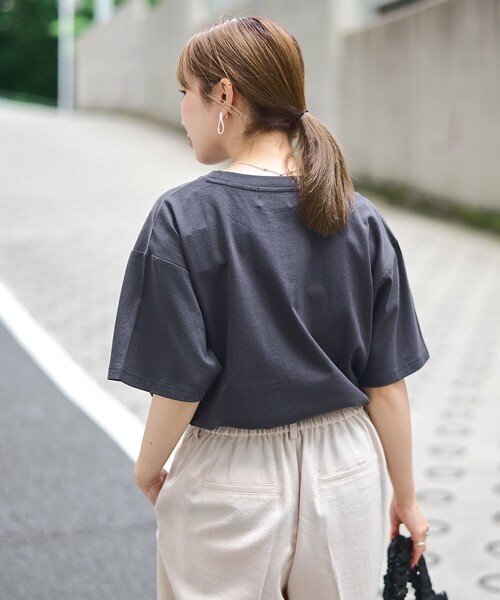 coen(コーエン)の「【Penneys(ぺニーズ)別注】 ベーシックアソート半袖T(Tシャツ/カットソー・レディース・ナチュラル/オフホワイト/ライム/その他2/その他1/ダークグレー・L/M)」の15枚目の写真