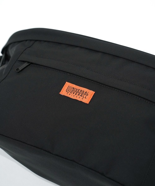 UNIVERSAL OVERALL（ユニバーサルオーバーオール）の「"07"≪UNIVERSAL OVERALL≫4ポケット/12L ビッグ ヒップバッグ（ボディバッグ/ウエストポーチ・メンズ・ブラック/チャコールグレー/カーキブラウン・ONE SIZE）」の11枚目の写真