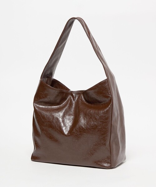 BEAUTY&YOUTH UNITED ARROWS(ビューティーアンドユースユナイテッドアローズ)の「レザーライク ビッグ ワンショルダーバッグ(ショルダーバッグ・レディース・ブラック/ダークブラウン・FREE)」の13枚目の写真
