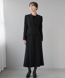 NEUTRAL POSITION（ニュートラルポジション）の「ロング丈 Vネックスタンド ブラックフォーマル（スーツセット）」