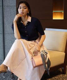 JUSGLITTY | スキッパードッキングワークワンピース(ワンピース)