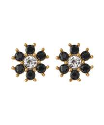 ANEMONE | 【ステンレス】ビジューフラワーピアス(ピアス(両耳用))