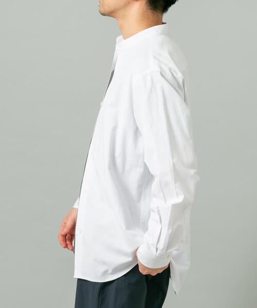 URBAN RESEARCH ROSSO MEN(アーバンリサーチロッソメン)の「『WEB限定』『イージーケア』『XLサイズあり』アーバンリラックスリネンバンドシャツ(シャツ/ブラウス・メンズ・ブラック/アイボリー/カーキ/ネイビー/ブルー/ホワイト・X-LARGE/LARGE/MEDIUM/SMALL)」の12枚目の写真