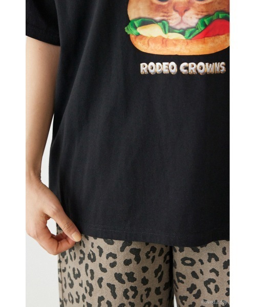 RODEO CROWNS WIDE BOWL(ロデオクラウンズワイドボウル)の「(MIND.A.DAY)アソートCAT Tシャツ(Tシャツ/カットソー・レディース・グリーン/ブラック/ライトブルー/オフホワイト・MEDIUM/LARGE)」の19枚目の写真