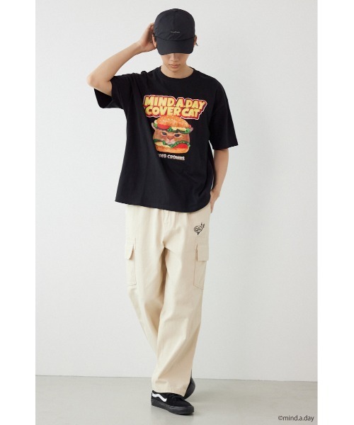 RODEO CROWNS WIDE BOWL(ロデオクラウンズワイドボウル)の「(MIND.A.DAY)アソートCAT Tシャツ(Tシャツ/カットソー・レディース・グリーン/ブラック/ライトブルー/オフホワイト・MEDIUM/LARGE)」の13枚目の写真