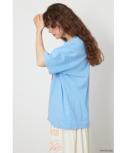 RODEO CROWNS WIDE BOWL(ロデオクラウンズワイドボウル)の「(MIND.A.DAY)アソートCAT Tシャツ(Tシャツ/カットソー・レディース・グリーン/ブラック/ライトブルー/オフホワイト・MEDIUM/LARGE)」の9枚目の写真