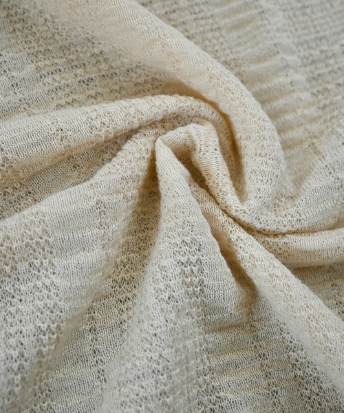 WILLFULLY（ウィルフリー）の「sheer check pattern knit tank（タンクトップ・レディース・ブラウン/ブラック/ナチュラル・FREE）」の12枚目の写真