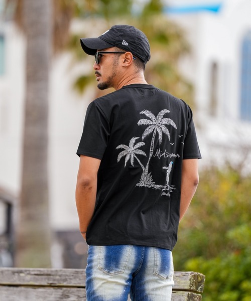 adamsJUGGLER(アダムスジャグラー)の「RTEGパームツリー&ガールティー(Tシャツ/カットソー・メンズ・ブラック/ホワイト・S/XXL/XL/L/M)」の22枚目の写真