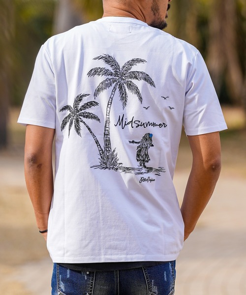 adamsJUGGLER(アダムスジャグラー)の「RTEGパームツリー&ガールティー(Tシャツ/カットソー・メンズ・ブラック/ホワイト・S/XXL/XL/L/M)」の17枚目の写真