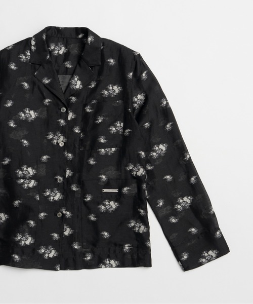 PRANK PROJECT（プランクプロジェクト）の「【2026Summer Pre-Order】フラワージャガードラウンジシャツ / Flower Jacquard Lounge Shirt（シャツ/ブラウス・レディース・ピンク/チャコールグレー・FREE）」の19枚目の写真