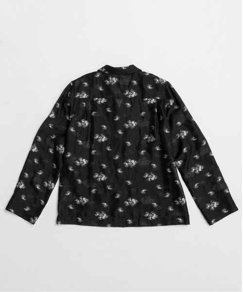 PRANK PROJECT（プランクプロジェクト）の「【2026Summer Pre-Order】フラワージャガードラウンジシャツ / Flower Jacquard Lounge Shirt（シャツ/ブラウス・レディース・ピンク/チャコールグレー・FREE）」の18枚目の写真