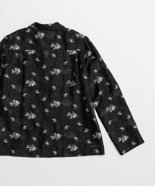 PRANK PROJECT（プランクプロジェクト）の「【2026Summer Pre-Order】フラワージャガードラウンジシャツ / Flower Jacquard Lounge Shirt（シャツ/ブラウス・レディース・ピンク/チャコールグレー・FREE）」の20枚目の写真