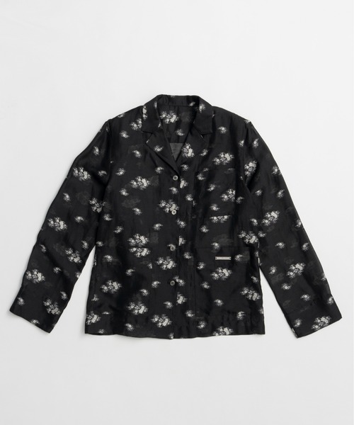 PRANK PROJECT（プランクプロジェクト）の「【2026Summer Pre-Order】フラワージャガードラウンジシャツ / Flower Jacquard Lounge Shirt（シャツ/ブラウス・レディース・ピンク/チャコールグレー・FREE）」の17枚目の写真