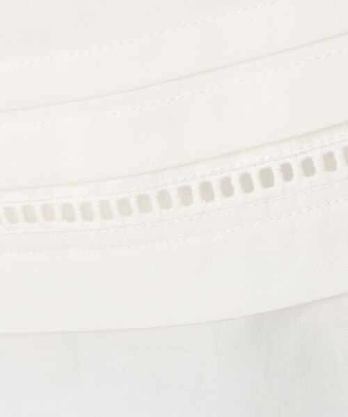 MICO COULIER（ミコクリエ）の「はしごレース異素材切替プルオーバー（Tシャツ/カットソー・レディース・ベビーピンク/オフホワイト/チャコールグレー・38）」の11枚目の写真