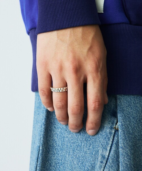 BILL WALL LEATHER(ビルウォールレザー)の「【EXCLUSIVE】Studs Ring - S(リング・レディース・その他・US-6/US-10/US-10h)」の2枚目の写真