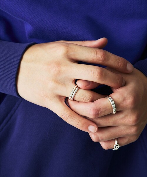 BILL WALL LEATHER(ビルウォールレザー)の「【EXCLUSIVE】Studs Ring - S(リング・レディース・その他・US-6/US-10/US-10h)」の3枚目の写真