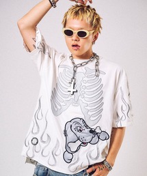 【GALFY/ガルフィー】骨が見えしTシャツ