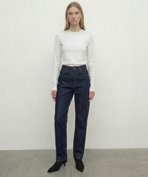 Arvo Cropped Straight Denim / Non-Fade Indigo