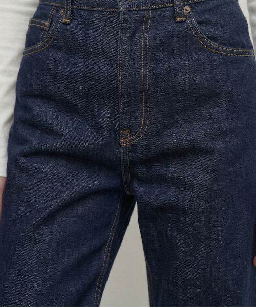 KIMDOH（キムド）の「Arvo Cropped Straight Denim / Non-Fade Indigo（デニムパンツ・レディース・その他・SMALL/MEDIUM/LARGE）」の4枚目の写真