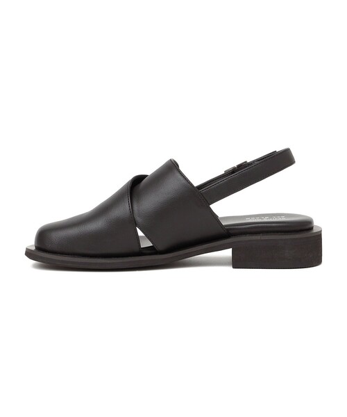 SHIPS any(シップス エニィ)の「【SHIPS any別注】ALL BLACK: バック ストラップ サンダル(サンダル・レディース・ブラック/ナチュラル・38/37/36)」の13枚目の写真