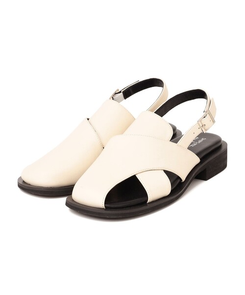 SHIPS any(シップス エニィ)の「【SHIPS any別注】ALL BLACK: バック ストラップ サンダル(サンダル・レディース・ブラック/ナチュラル・38/37/36)」の15枚目の写真