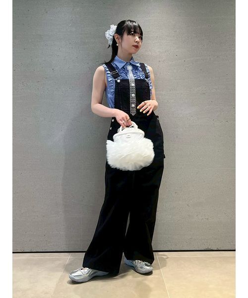 FURFUR(ファーファー)の「フラワーモチーフネクタイ(ネックレス・レディース・クリア/ホワイト・F)」の11枚目の写真