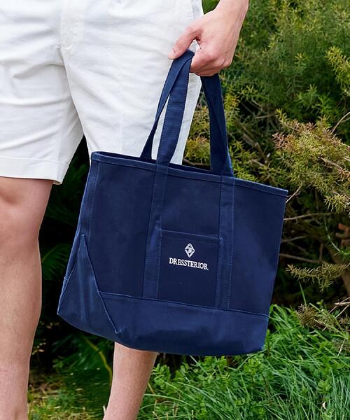 DRESSTERIOR(ドレステリア)の「ドレステリア キャンバストートバッグ(M)(トートバッグ・メンズ・ブラック/ネイビー/ブルー系その他/ブラウン系その他2・00)」の3枚目の写真