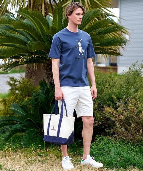 DRESSTERIOR(ドレステリア)の「ドレステリア キャンバストートバッグ(M)(トートバッグ・メンズ・ブラック/ネイビー/ブルー系その他/ブラウン系その他2・00)」の8枚目の写真