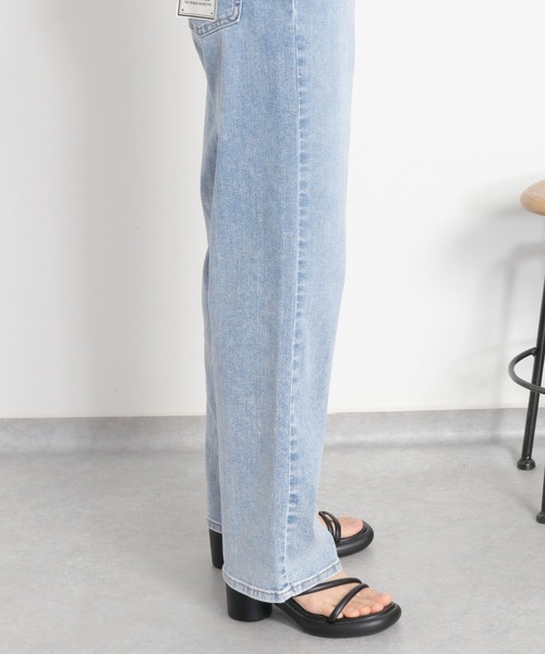 cepo(セポ)の「〈接触冷感 / UVカット〉ICE ハイスタンダードストレートデニムパンツ(デニムパンツ・レディース・ブルー系2/ブラック/ブルー系1/ベージュ・L/S/M)」の11枚目の写真