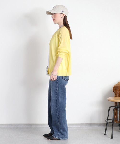 cepo(セポ)の「〈接触冷感 / UVカット〉ICE ハイスタンダードストレートデニムパンツ(デニムパンツ・レディース・ブルー系2/ブラック/ブルー系1/ベージュ・L/S/M)」の17枚目の写真