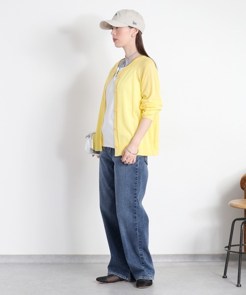 cepo(セポ)の「〈接触冷感 / UVカット〉ICE ハイスタンダードストレートデニムパンツ(デニムパンツ・レディース・ブルー系2/ブラック/ブルー系1/ベージュ・L/S/M)」の16枚目の写真