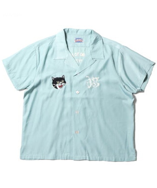 HOUSTON（ヒューストン）の「HOUSTON スーベニアシャツ (VIETNAM)（シャツ/ブラウス・メンズ・レッド/ライトイエロー/ミント・1/0）」の3枚目の写真