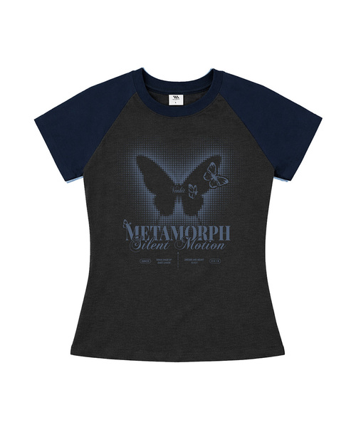 VENHIT(ベンヒット)の「META MORPH レグランスリムフィット半袖Tシャツ(Tシャツ/カットソー・レディース・マジェンタ/スカイブルー/ライム/ネイビー・SMALL/MEDIUM/LARGE)」の3枚目の写真