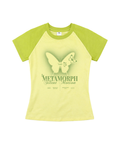 VENHIT(ベンヒット)の「META MORPH レグランスリムフィット半袖Tシャツ(Tシャツ/カットソー・レディース・マジェンタ/スカイブルー/ライム/ネイビー・SMALL/MEDIUM/LARGE)」の2枚目の写真