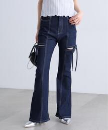 FREE'S MART（フリーズマート）の「◆サイドカットフレアデニム（デニムパンツ）」