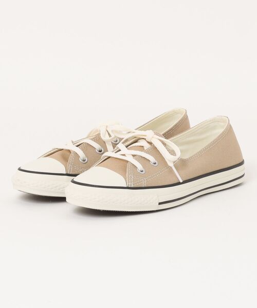 CONVERSE(コンバース)の「《CONVERSE》ALL STAR LP PUMPS OX オールスター LP パンプス OX(スニーカー・レディース・ブラック/ベージュ・23.5cm/24.0cm/24.5cm/23.0cm)」の2枚目の写真