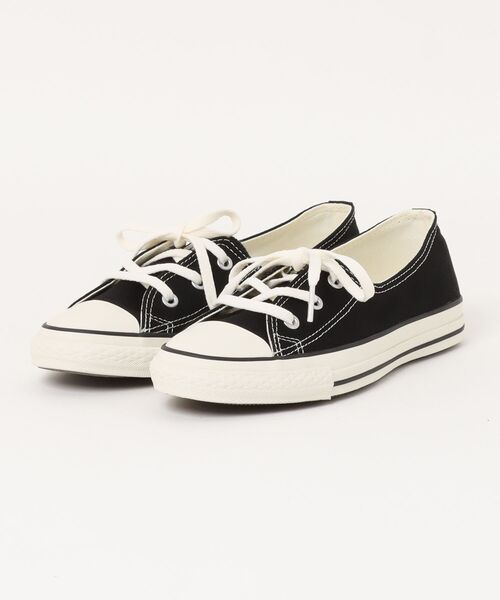 CONVERSE(コンバース)の「《CONVERSE》ALL STAR LP PUMPS OX オールスター LP パンプス OX(スニーカー・レディース・ブラック/ベージュ・23.5cm/24.0cm/24.5cm/23.0cm)」の1枚目の写真